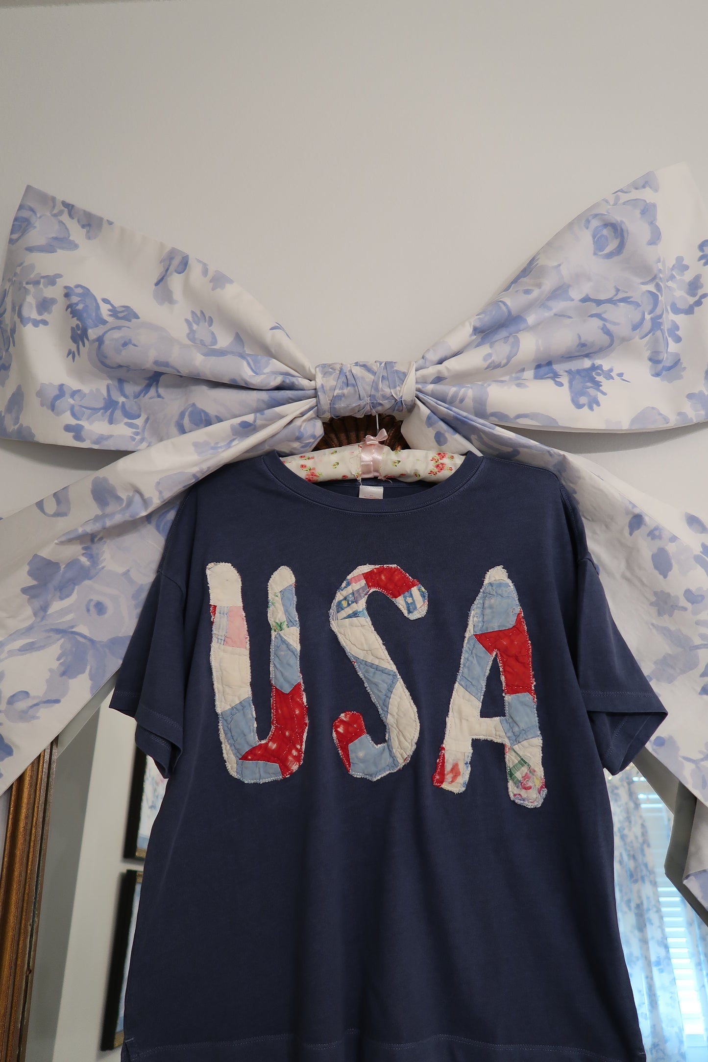 Small Quilted USA Tee
