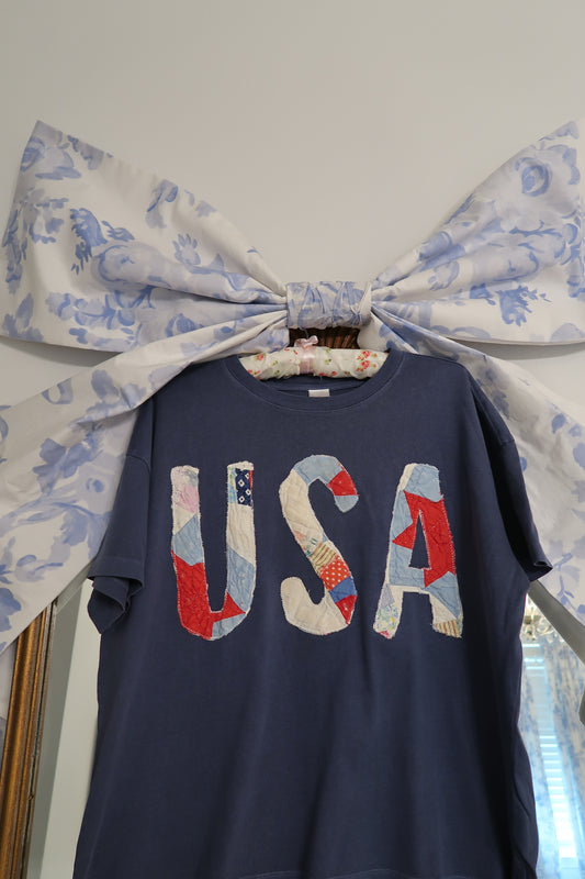 Medium Quilted USA Tee