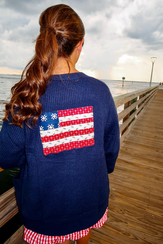 The Heritage Flag Cardigan