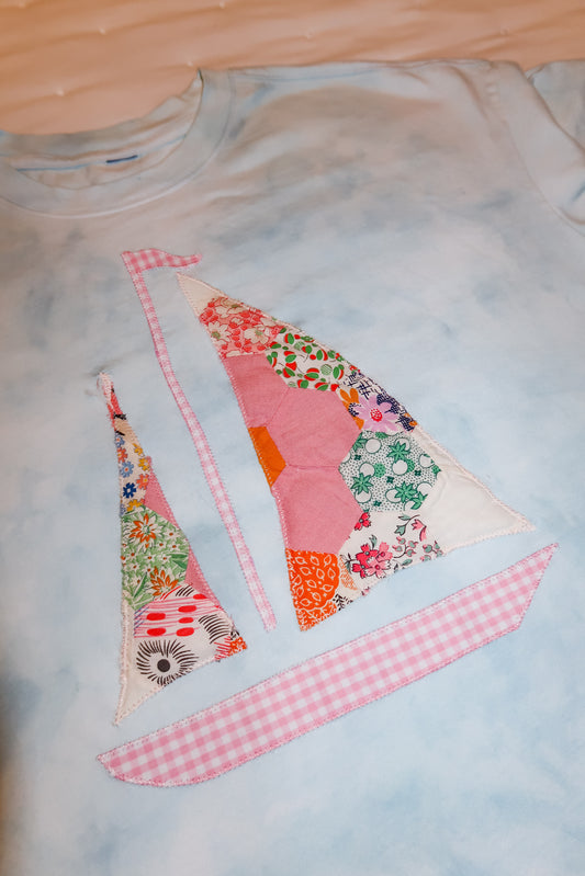 Large Quilted Sailboat