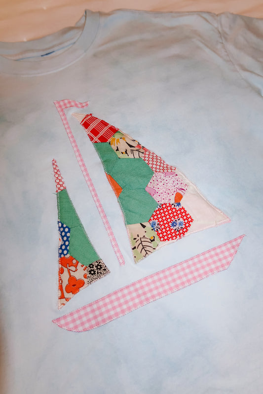 Large Quilted Sailboat