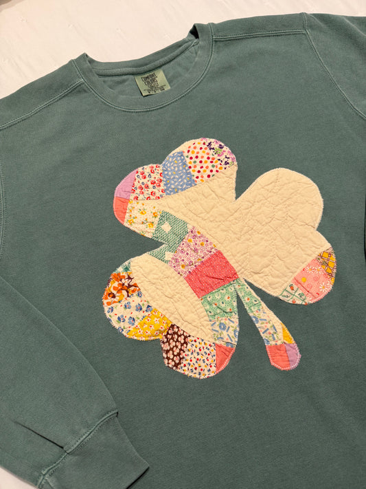 Small Quilted Shamrock