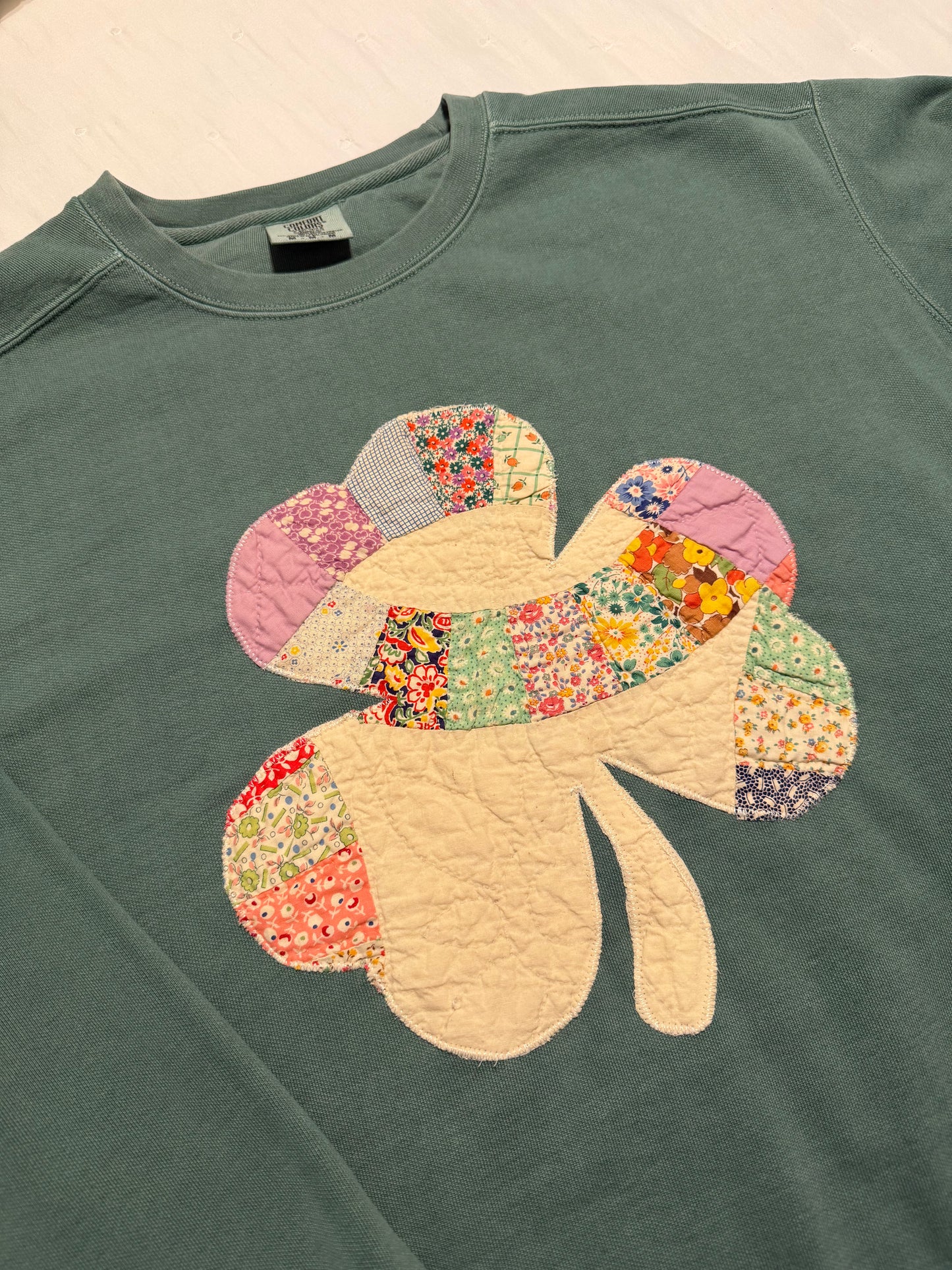 Medium Quilted Shamrock