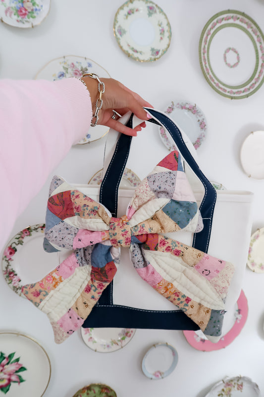 Quilted Bow Tote
