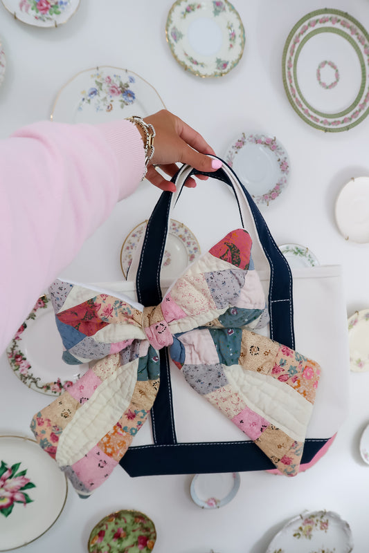 Quilted Bow Tote