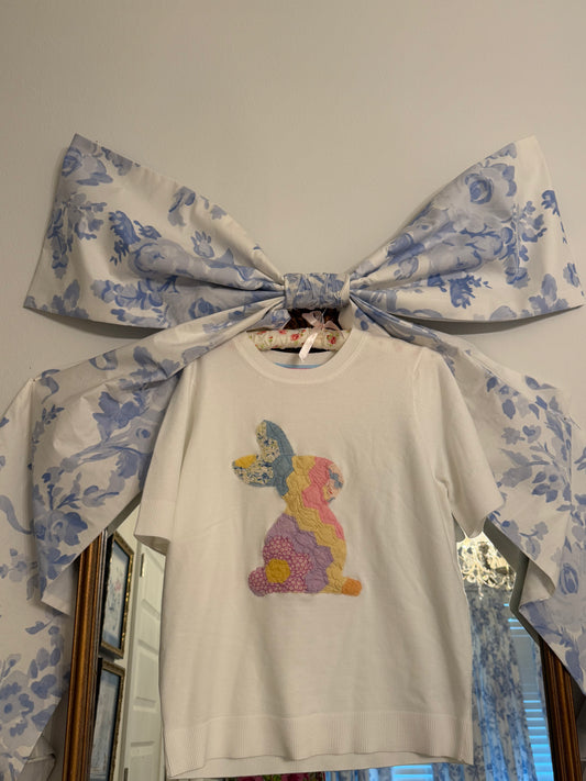 XL Quilted Bunny Sweater