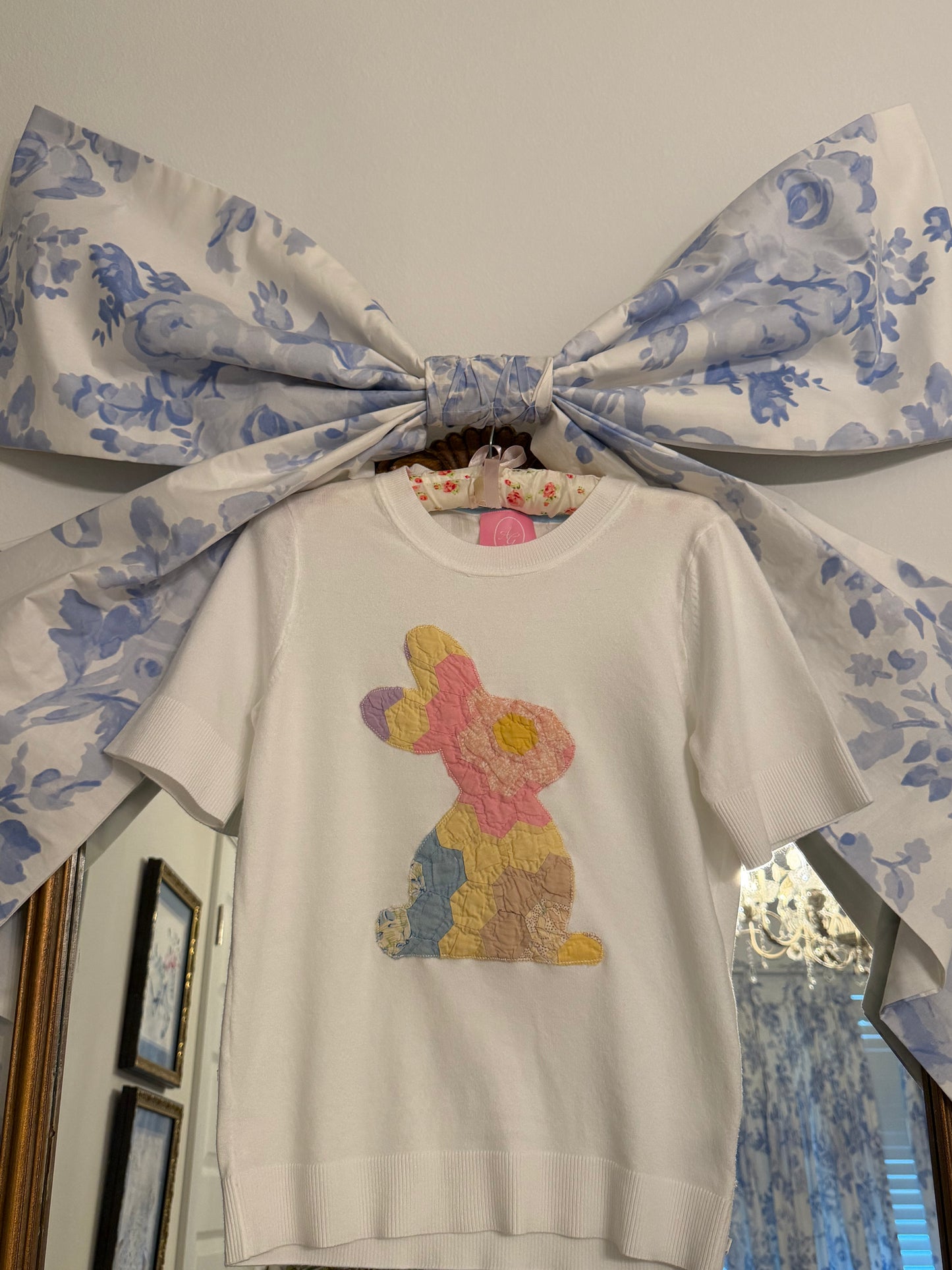 Medium Quilted Bunny Sweater