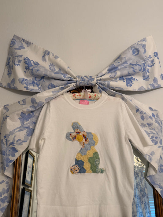 XL Quilted Bunny Sweater