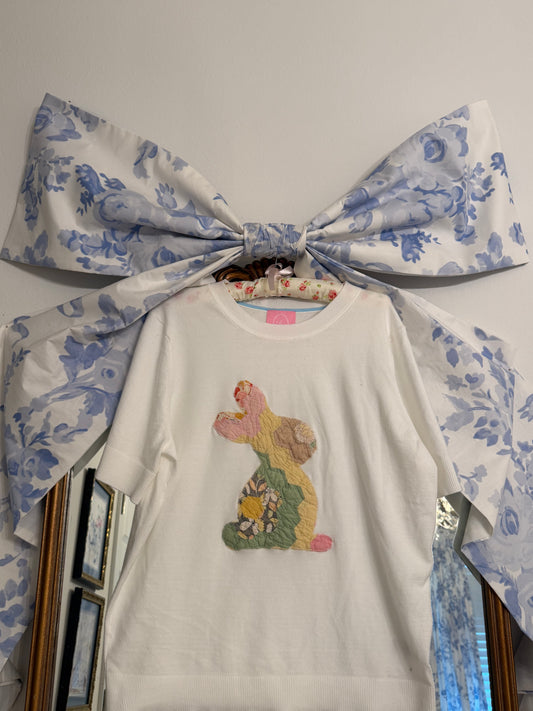 XXL Quilted Bunny Sweater