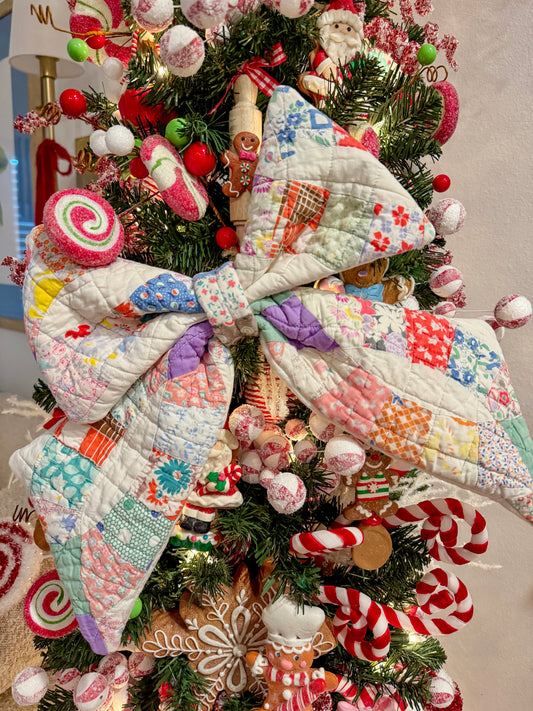 Quilted Bows (EACH ONE IS UNIQUE)