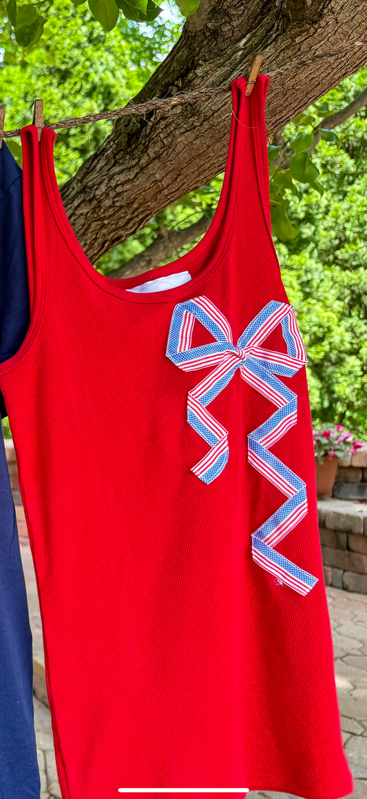 Stars and Stripes Bow Tank