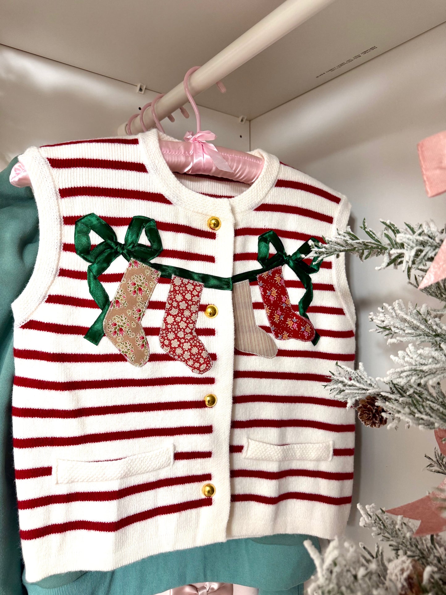 Stocking Sweater Vest