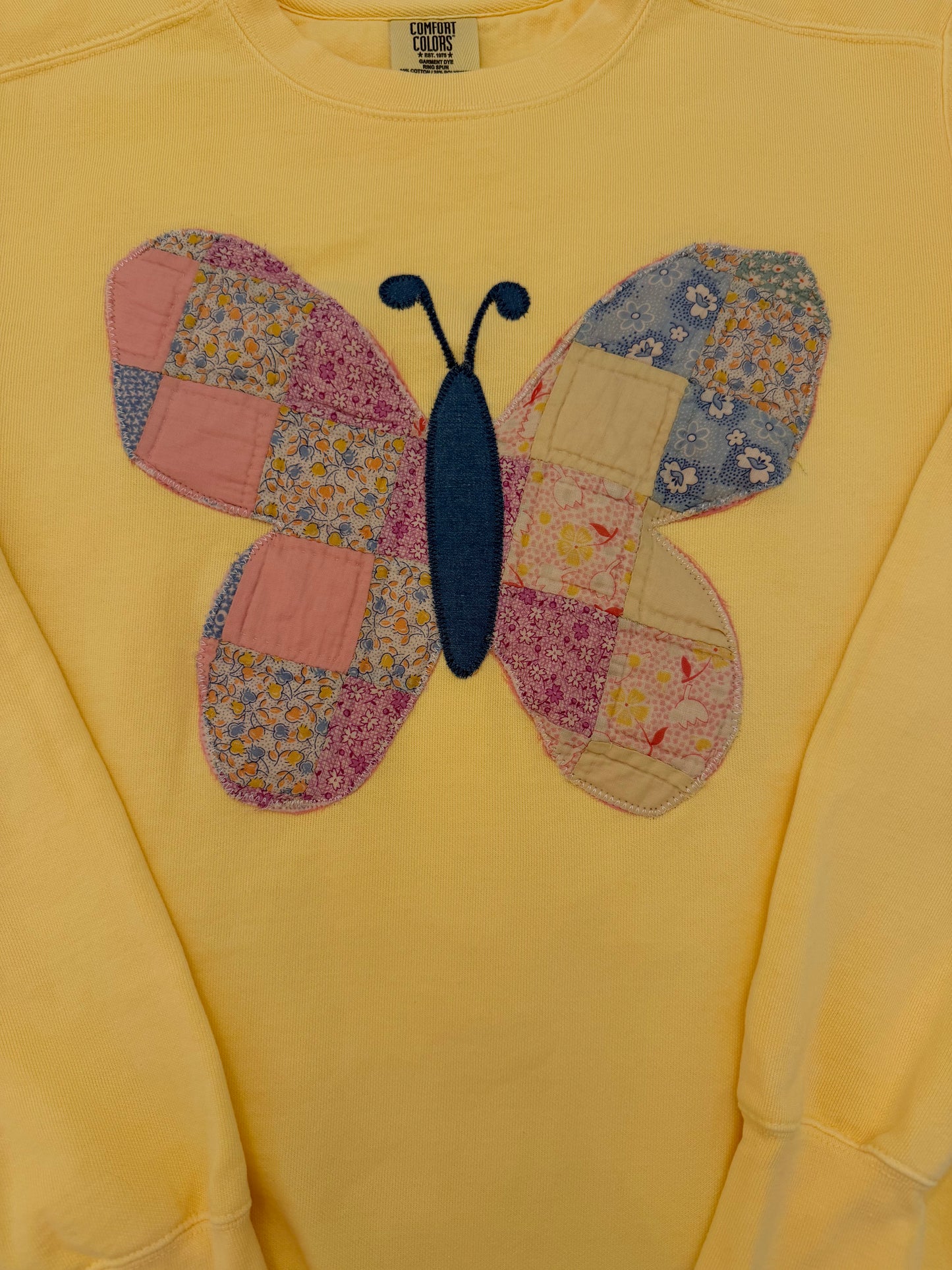 Small Blushing Butterfly Sweatshirt