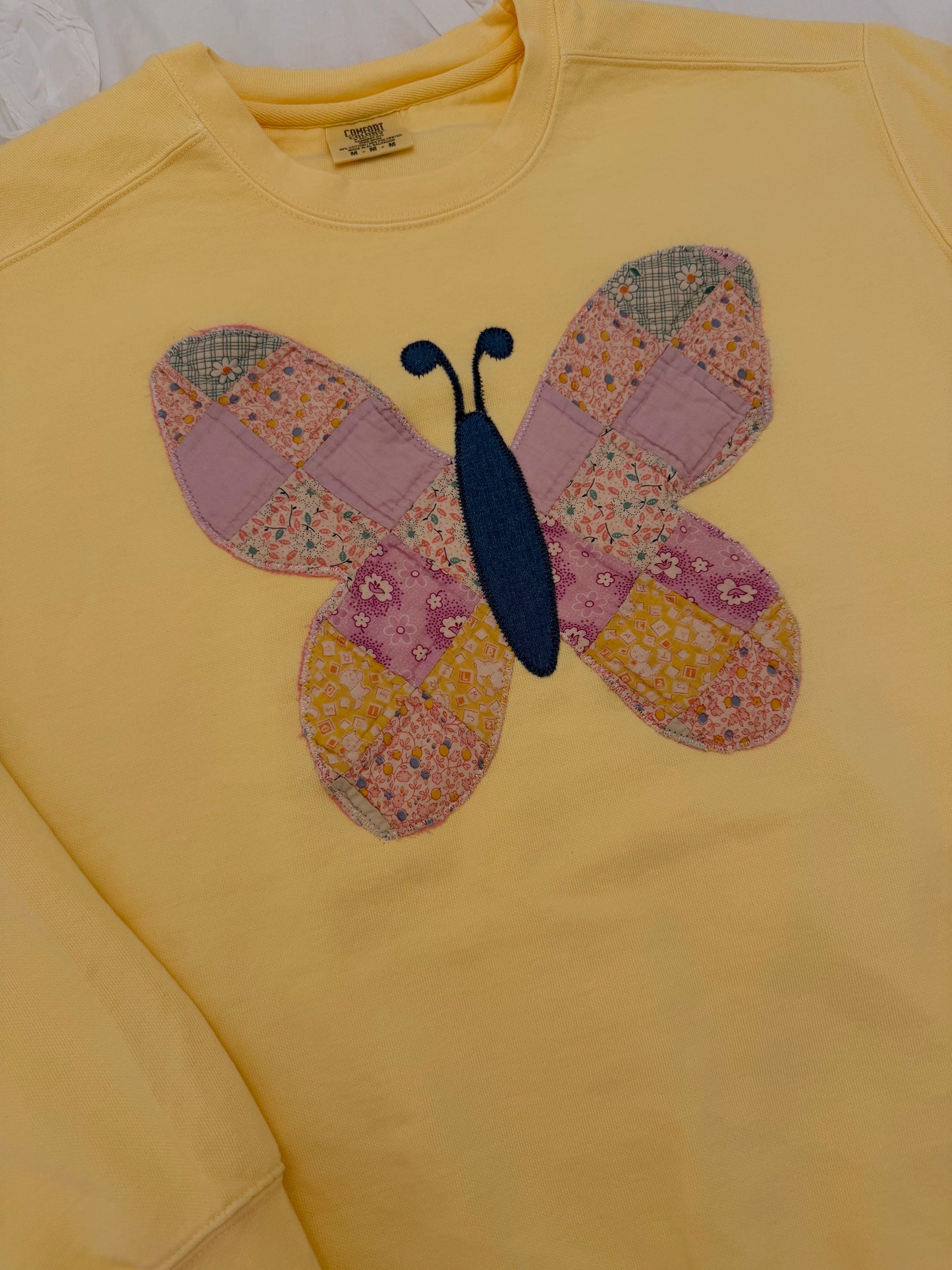 Medium Blushing Butterfly Sweatshirt